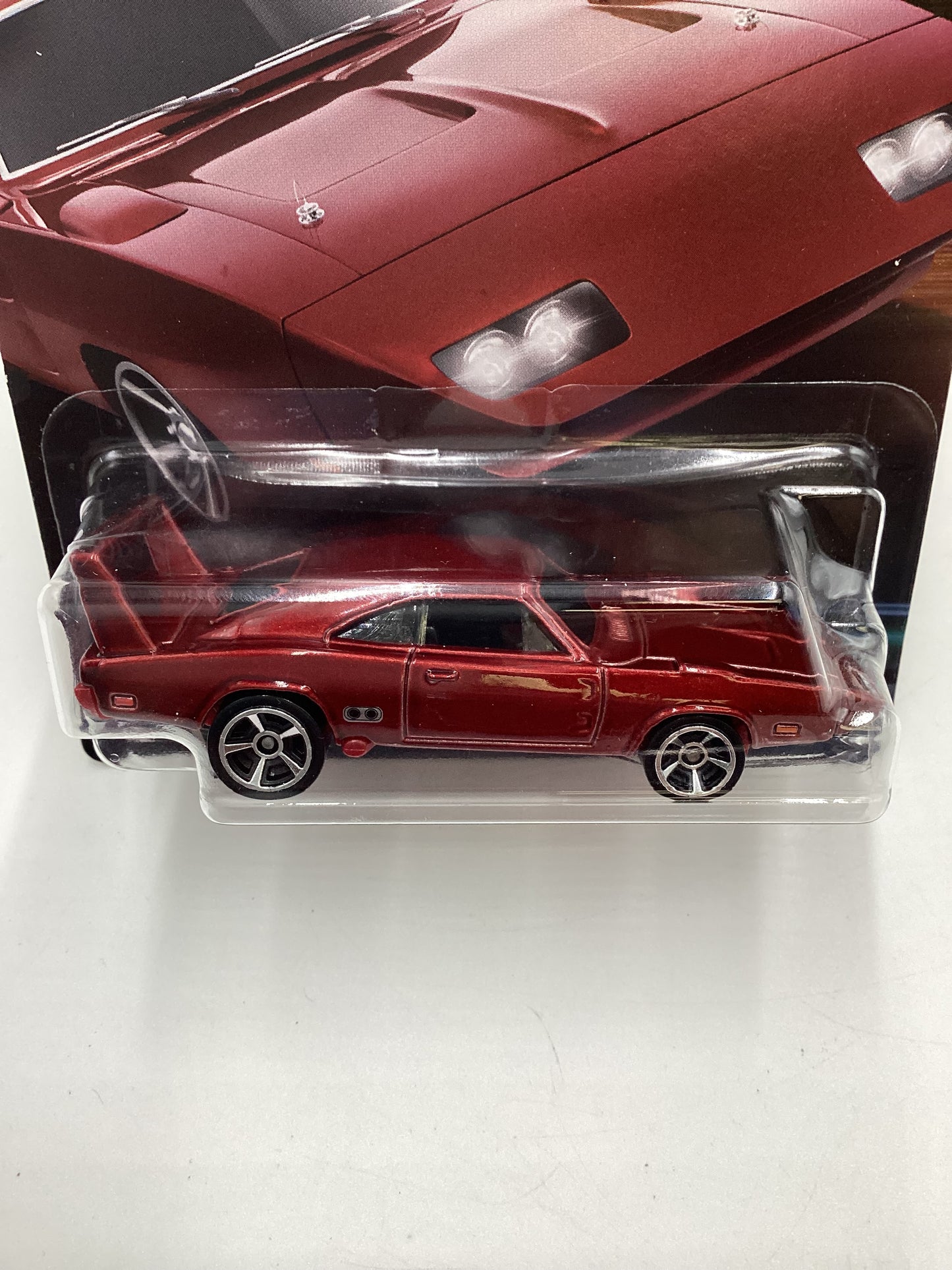 2023 Hot Wheels Fast and Furious Series 2 #6 69 Dodge Charger Daytona Dark Red Veins on Back 69B