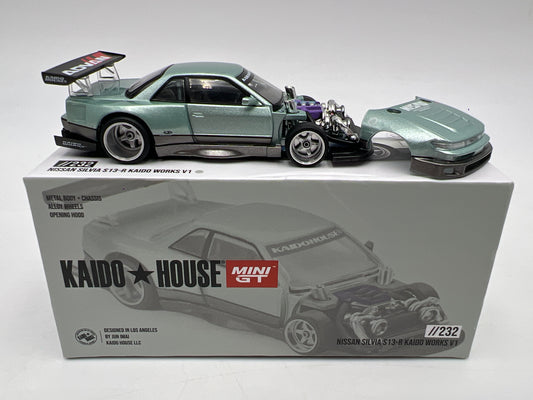 Mini GT Kaido House #232 Nissan Silvia S13-R Kaido Works V1