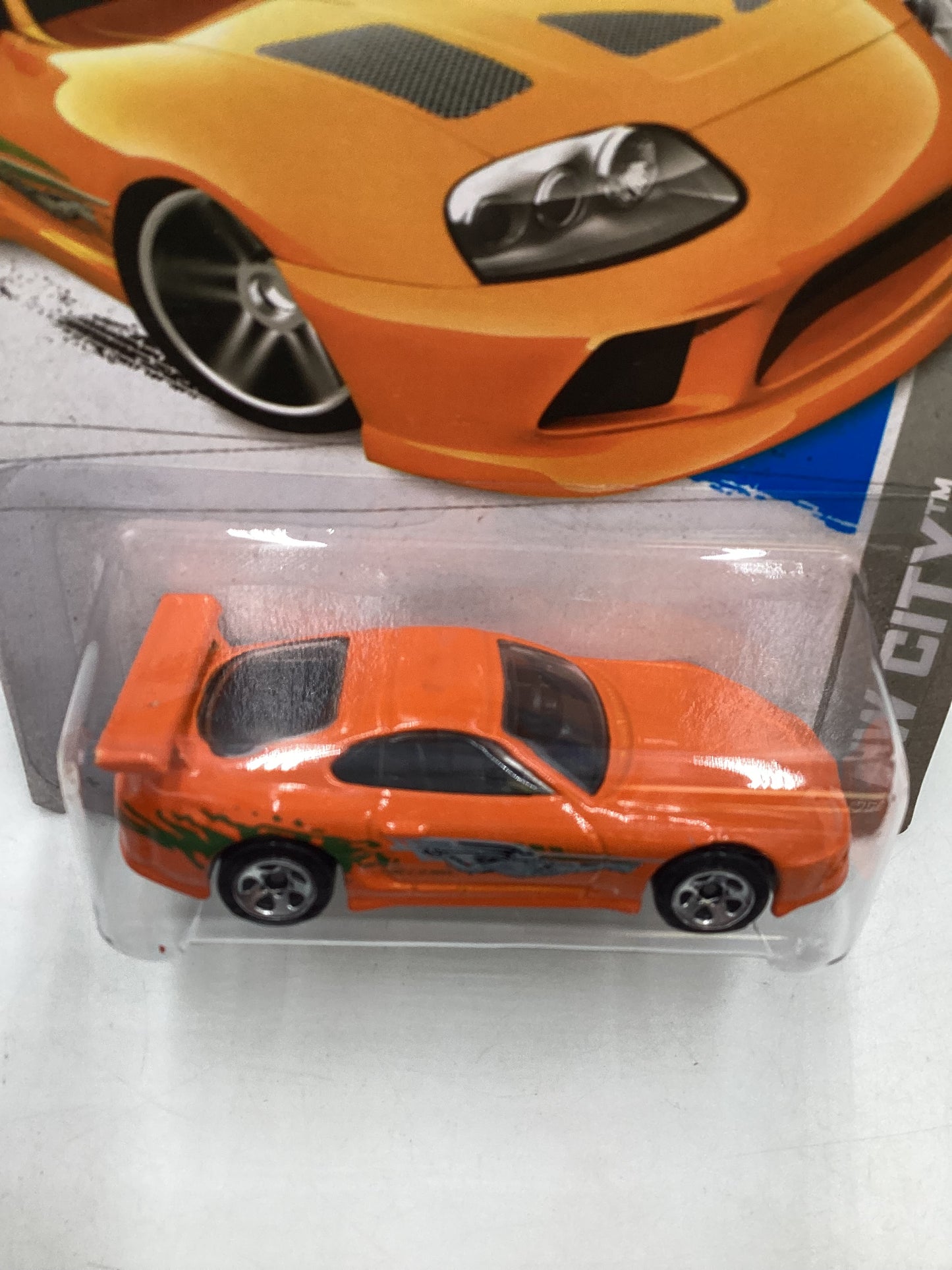 2013 Hot wheels Fast and furious #005 Toyota Supra with protector