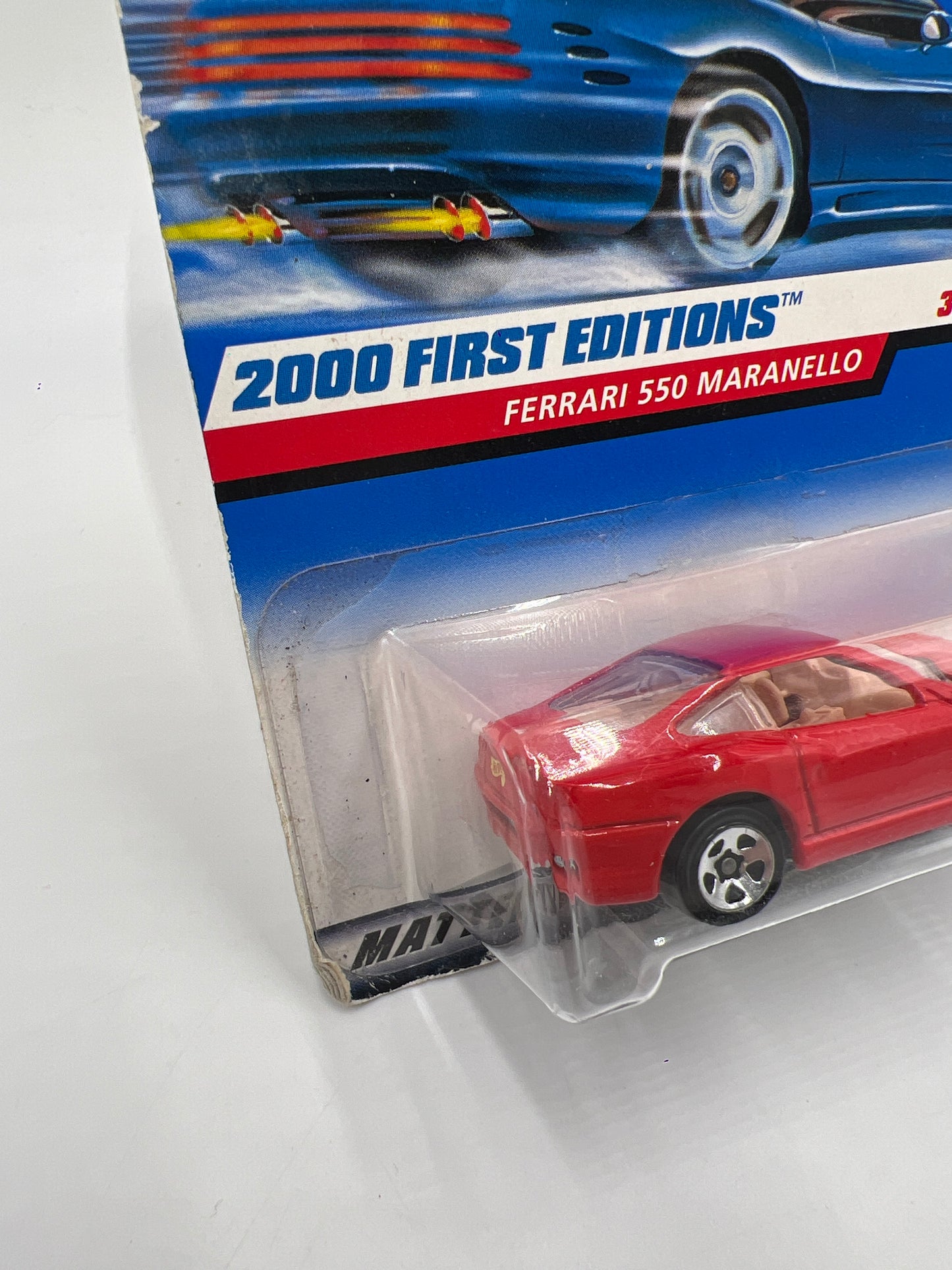 2000 Hot Wheels First Editions #62 Ferrari 550 Maranello Red Card Not Perfect SR