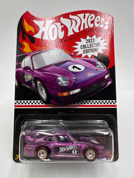 2023 Hot Wheels Dollar General Mail In #1 Porsche 993 GT2 Purple W/Protector