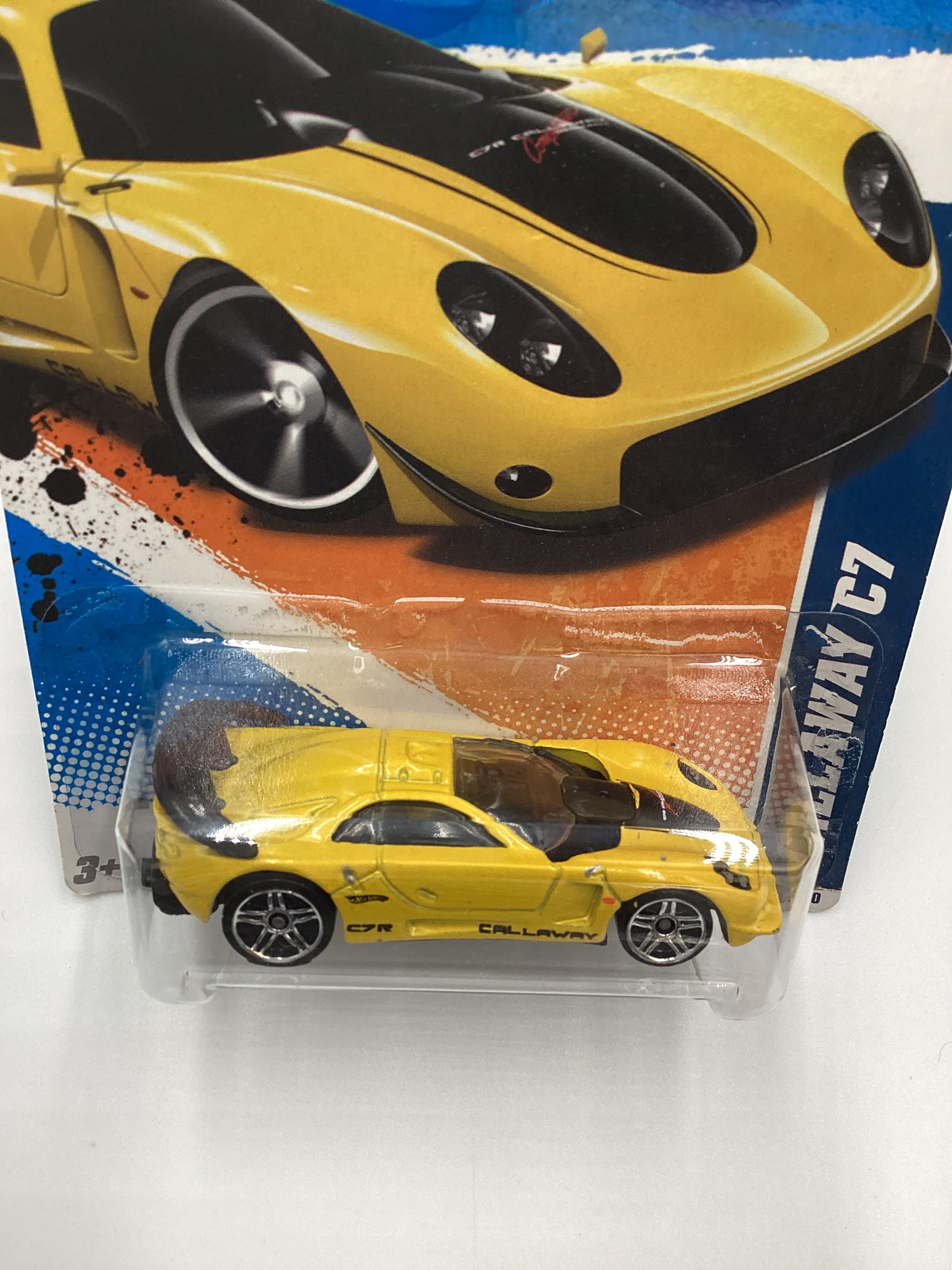 2011 Hot Wheels #164 Calloway C7 Yellow