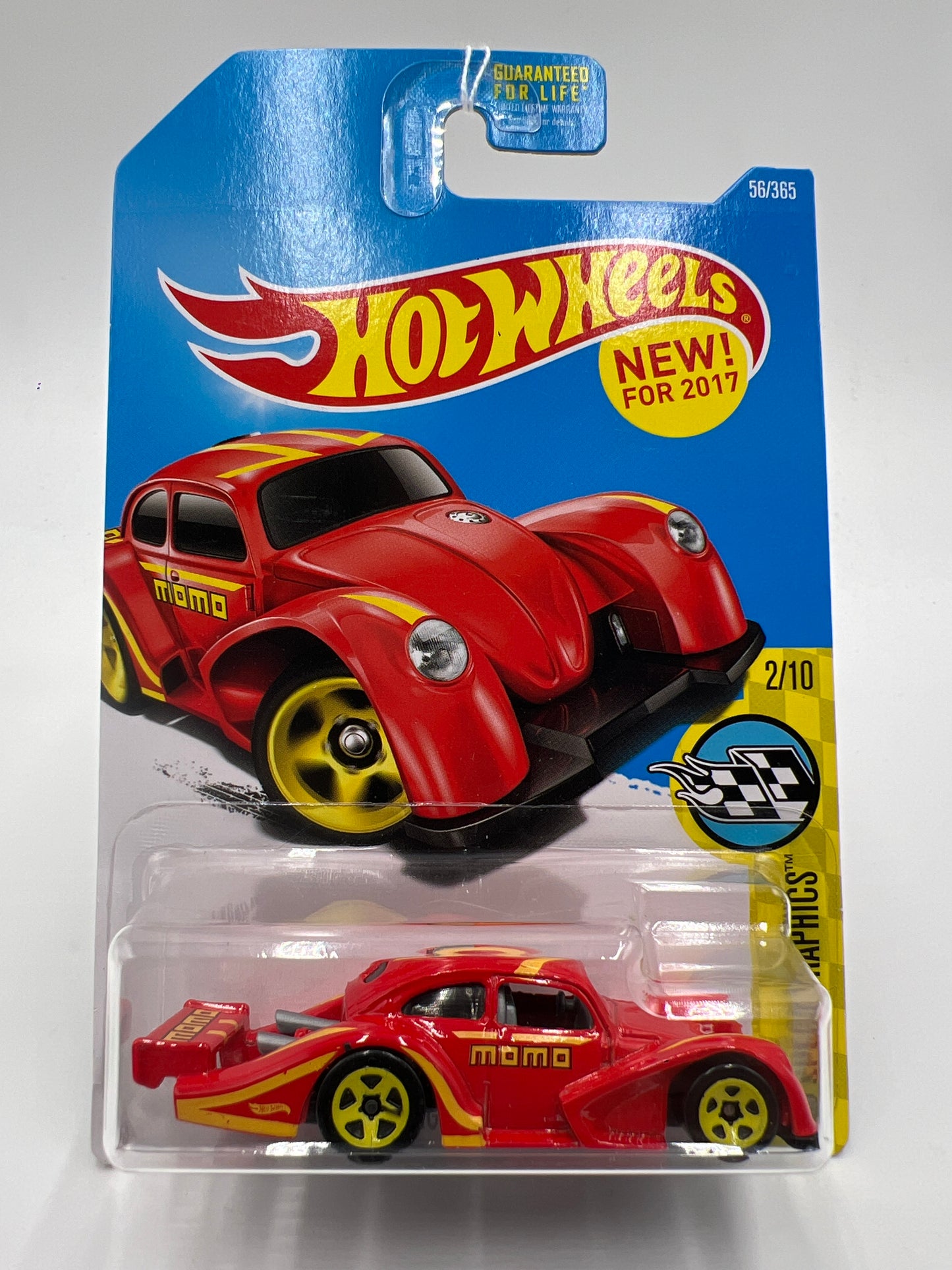 2017 Hot Wheels Speed Graphics #56 Volkswagen Kafer Racer Momo Red 96E