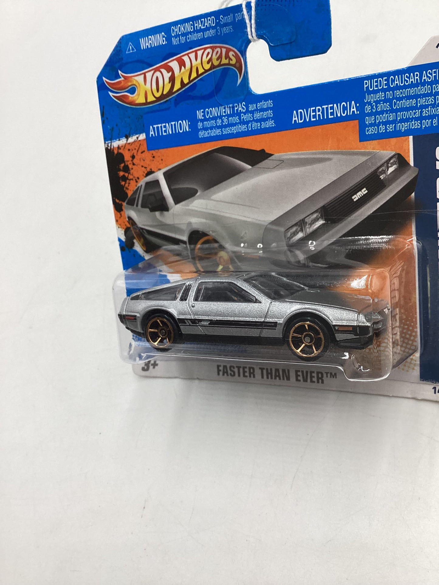 2011 Hot Wheels Faster Than Ever #141 81 DeLorean DMC-12 Short Card