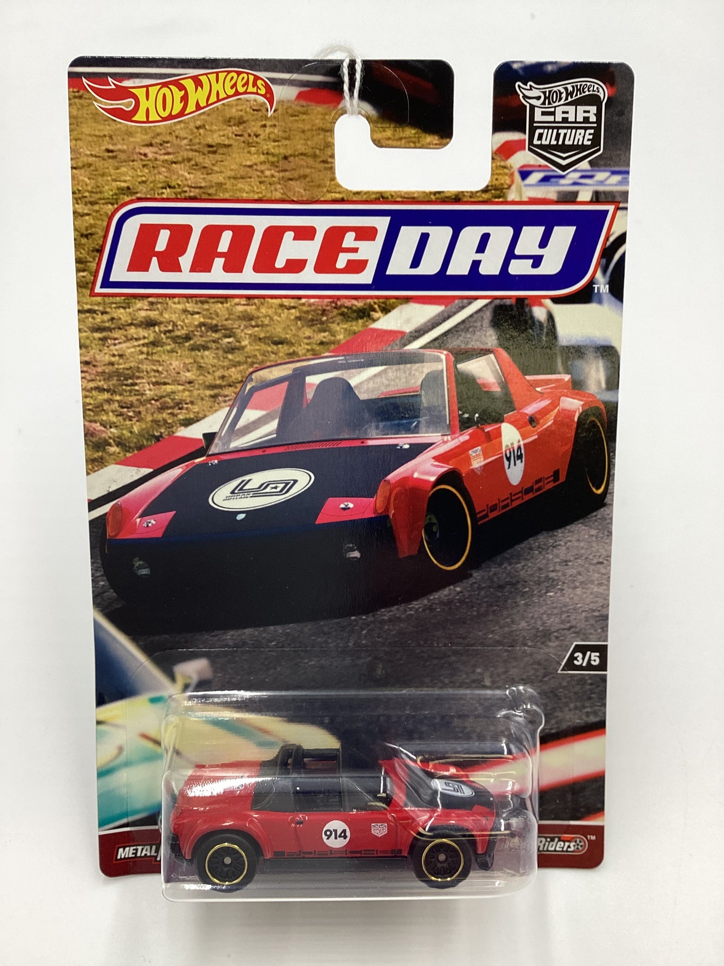 Hot wheels Race Day #3 Porsche 914-6 Red