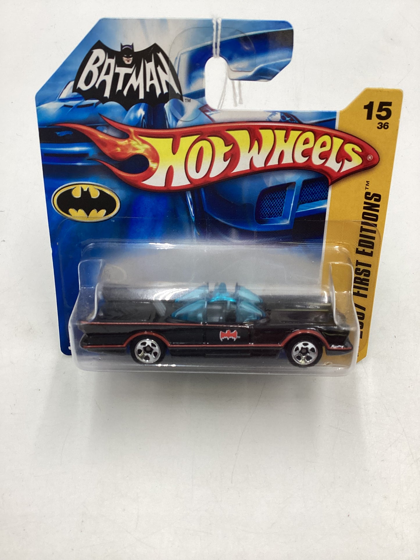 2007 Hot Wheels #015 Short Card TV Batmobile 119E