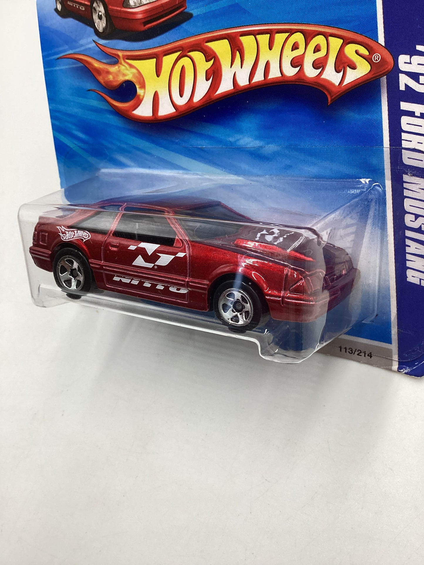 2010 Hot Wheels 92 Ford Mustang #113 Short Card