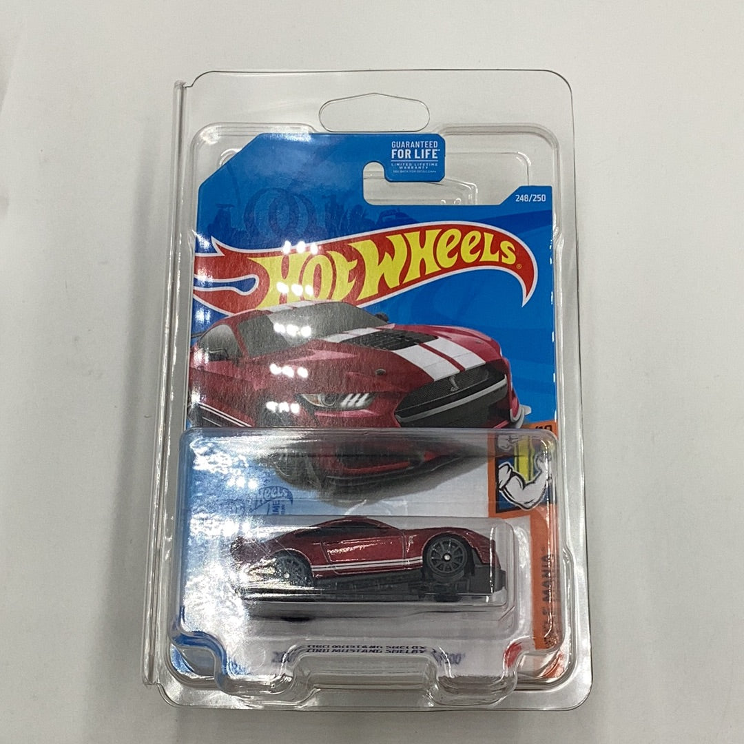 2020 hot wheels #248 2020 Ford mustang Shelby GT500 red GameStop exclusive 160A
