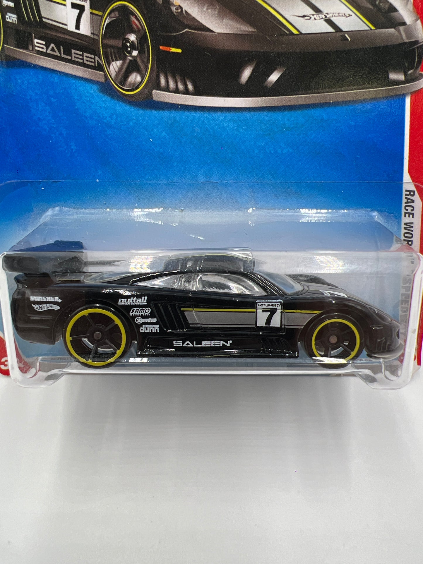 2010 Hot Wheels HW Race World #172 Saleen S7 Black 24A