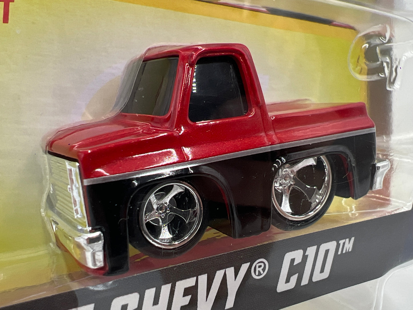 MGA Car Tuned Series 2 #8 87 Chevy C10 Red/Black