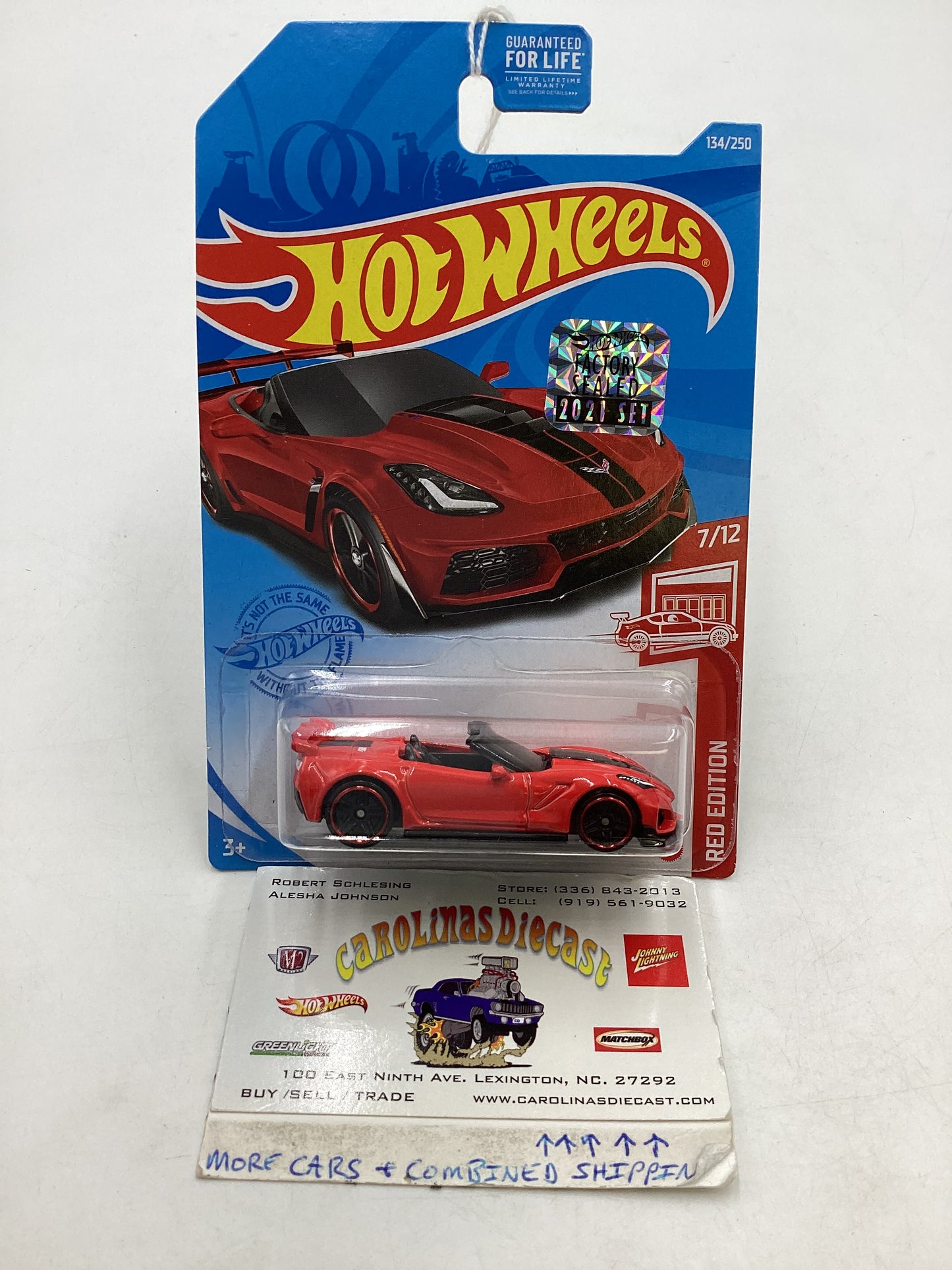 2021 Hot Wheels Factory Sealed Target Exclusive 19 Corvette Zr1 Convertible 148F