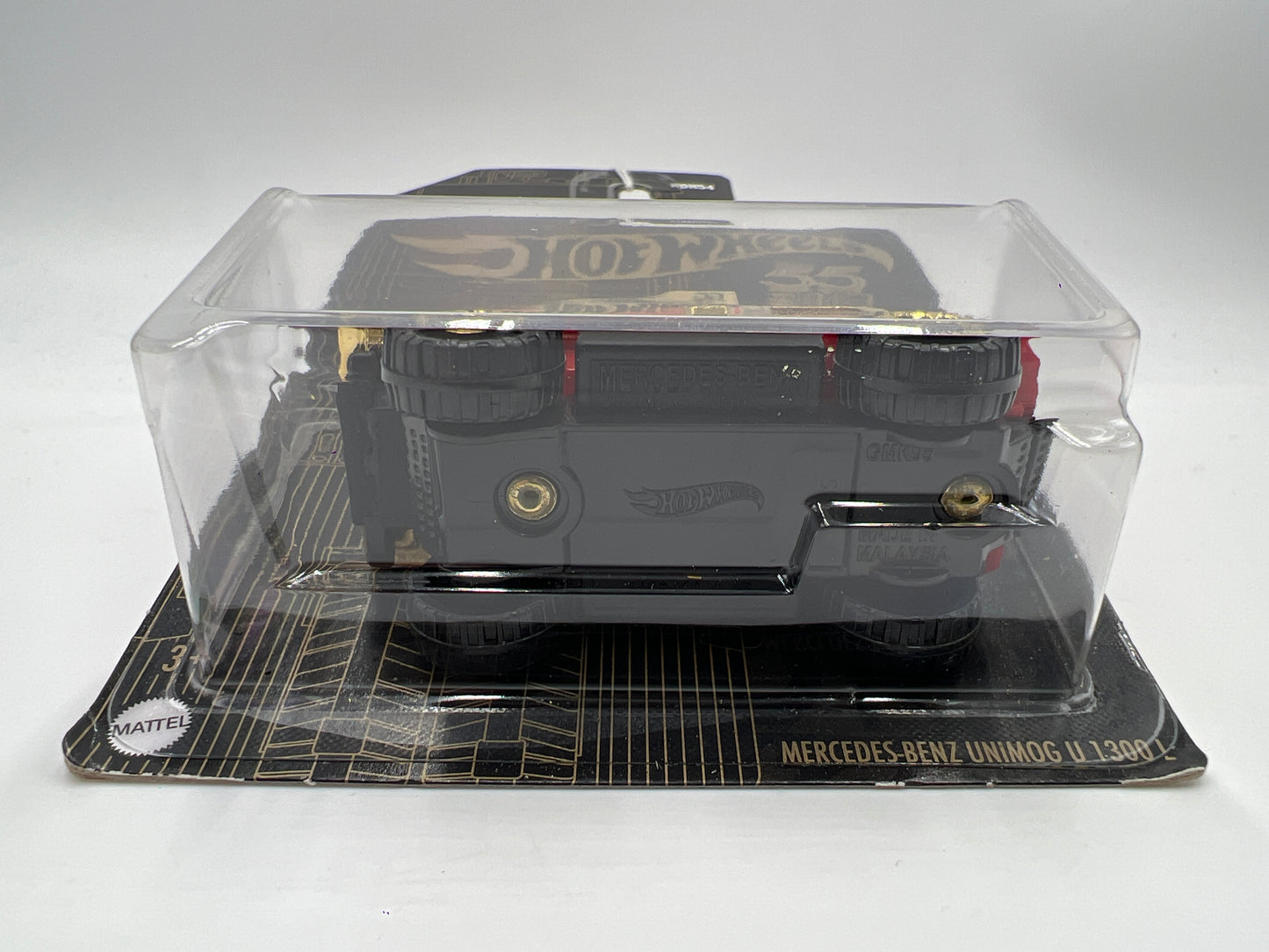 Hot Wheels 55th Anniversary Chase #3 Mercedes-Benz Unimog U 1300 L Gold SR