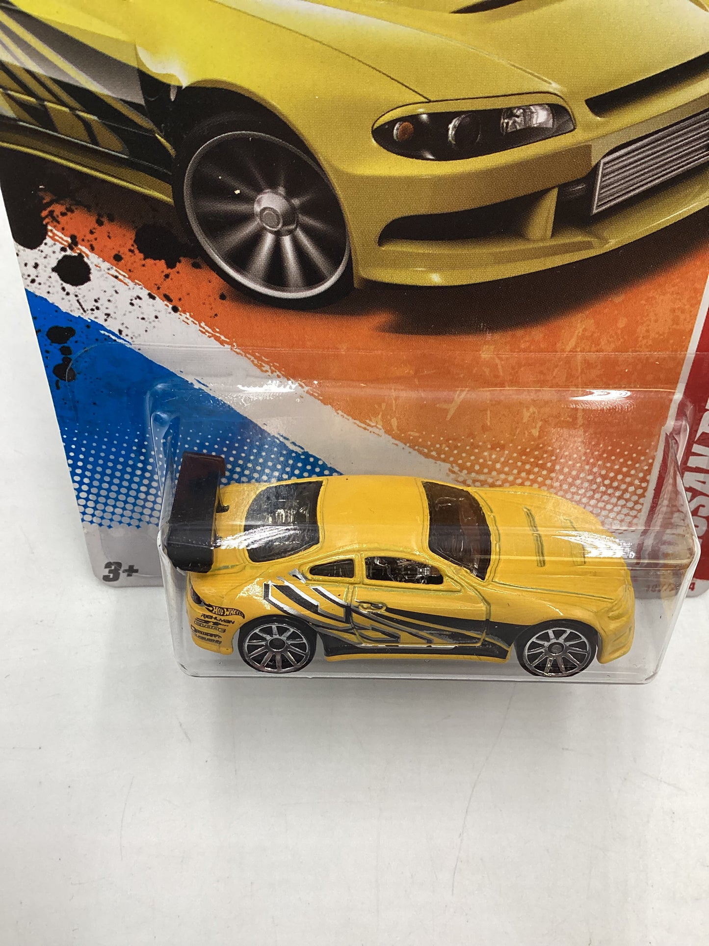 2011 Hot Wheels #187 Yellow Nissan Silvia S15 83H