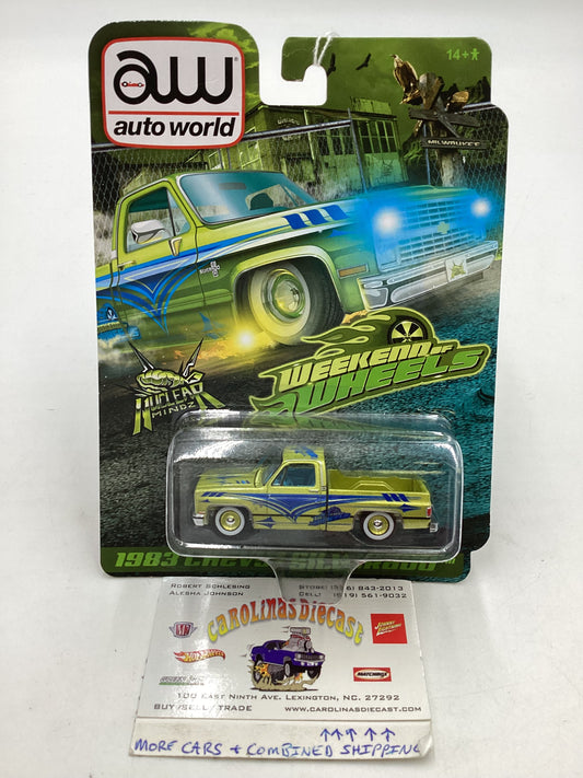 Auto World x HOC Weekend of Wheels Exclusive 1983 Chevy Silverado Green 185E