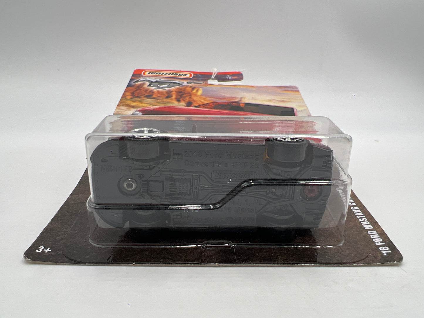 Matchbox Mustang Series #1 18 Ford Mustang Convertible Dark Red 155G