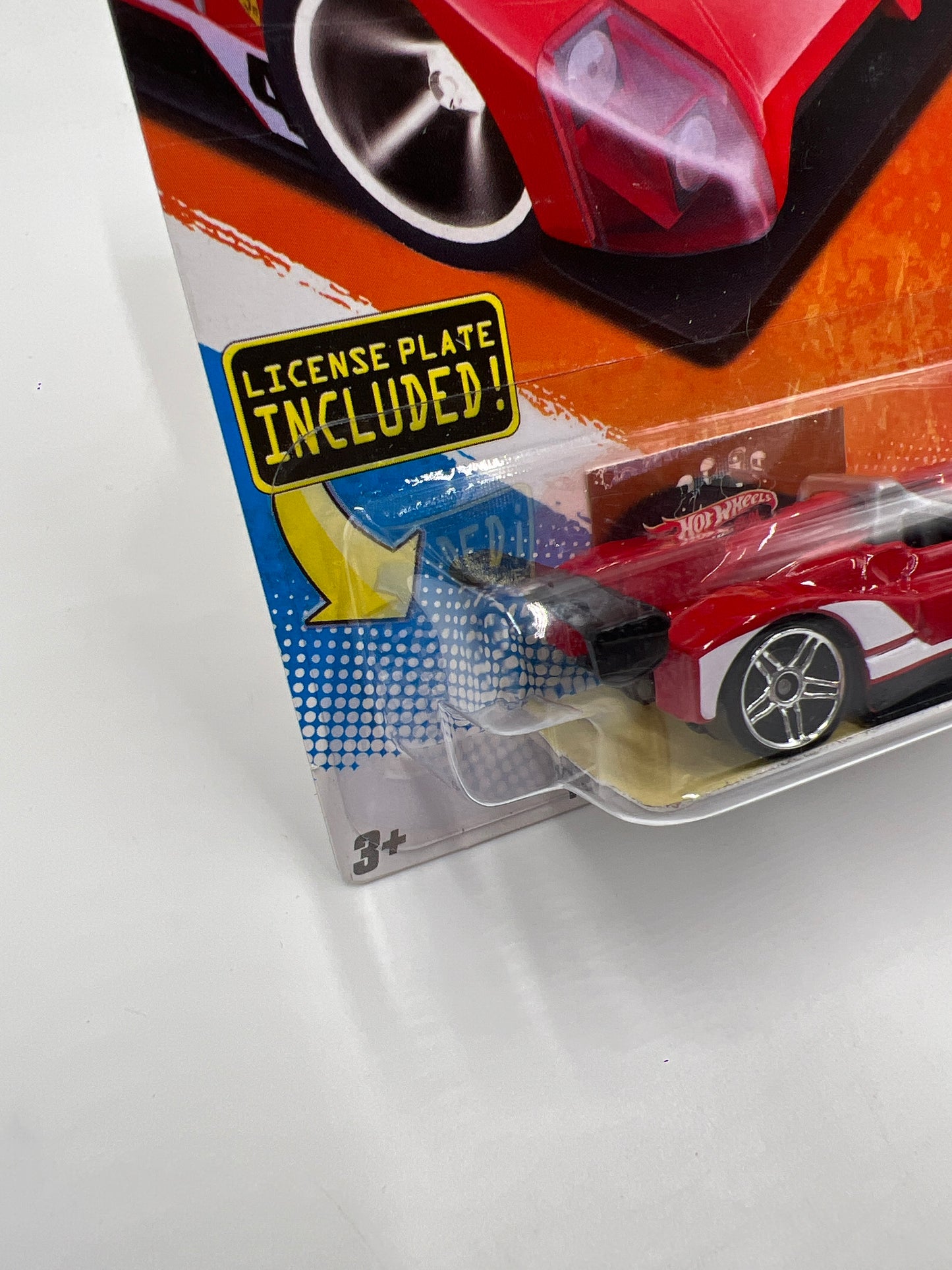 2011 Hot Wheels Thrill Racers Raceway #220 Ferrari F333 SP Red W/License Plate SR