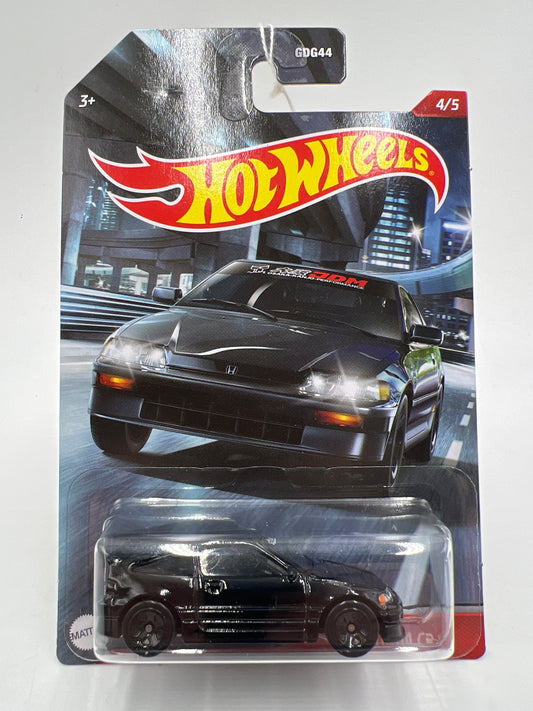 2021 Hot Wheels Cult Racers #4 88 Honda CR-X Black 154C