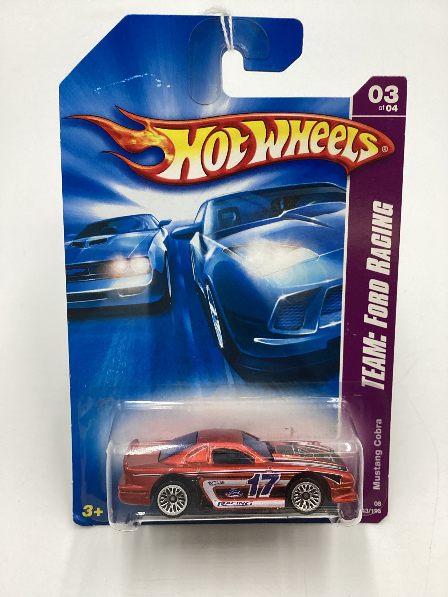 2008 Hot Wheels HW Team: Ford Racing #143 Mustang Cobra Orange 26i