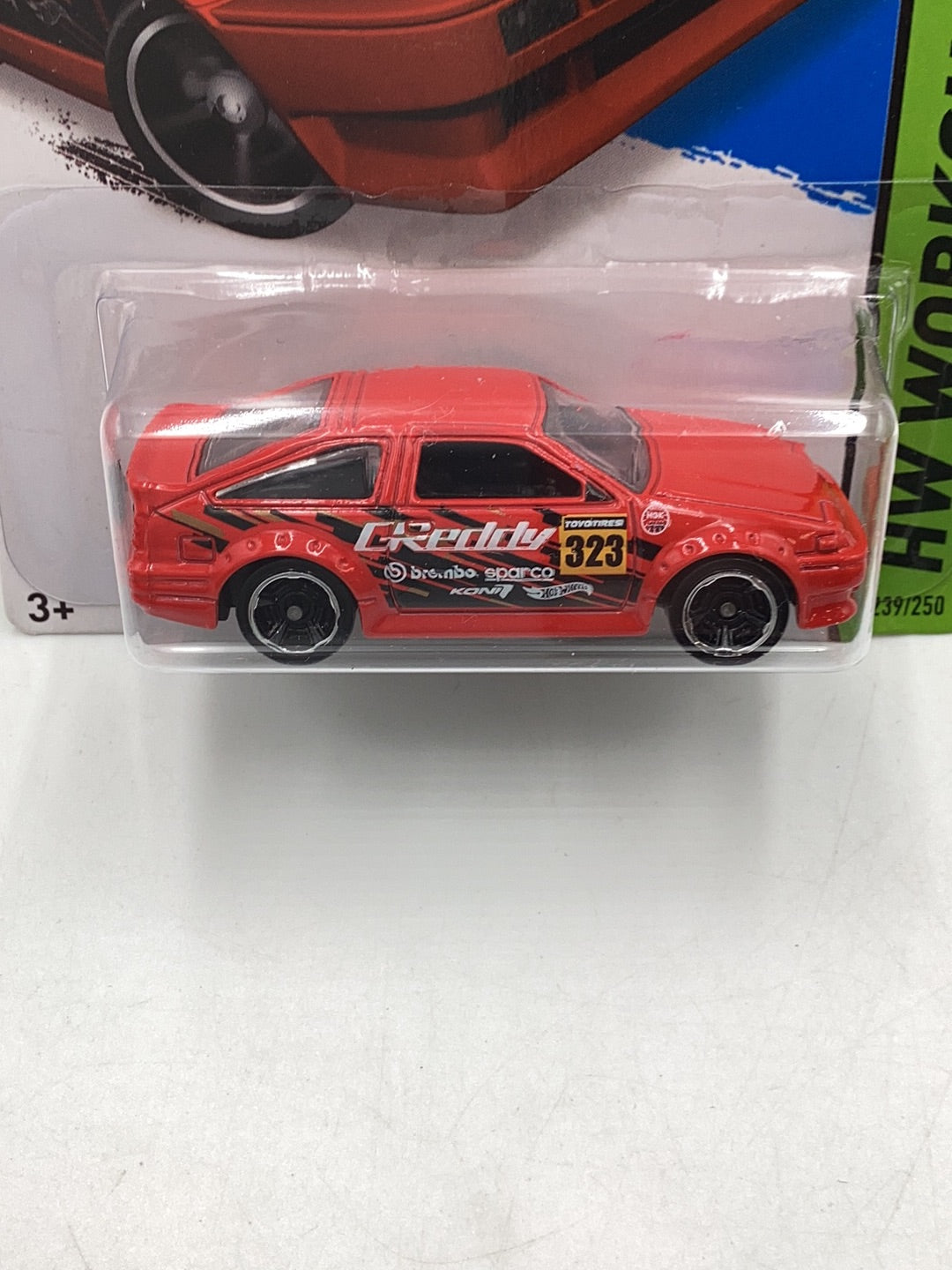 2015 Hot Wheels #239 Toyota AE-86 Corolla KK4