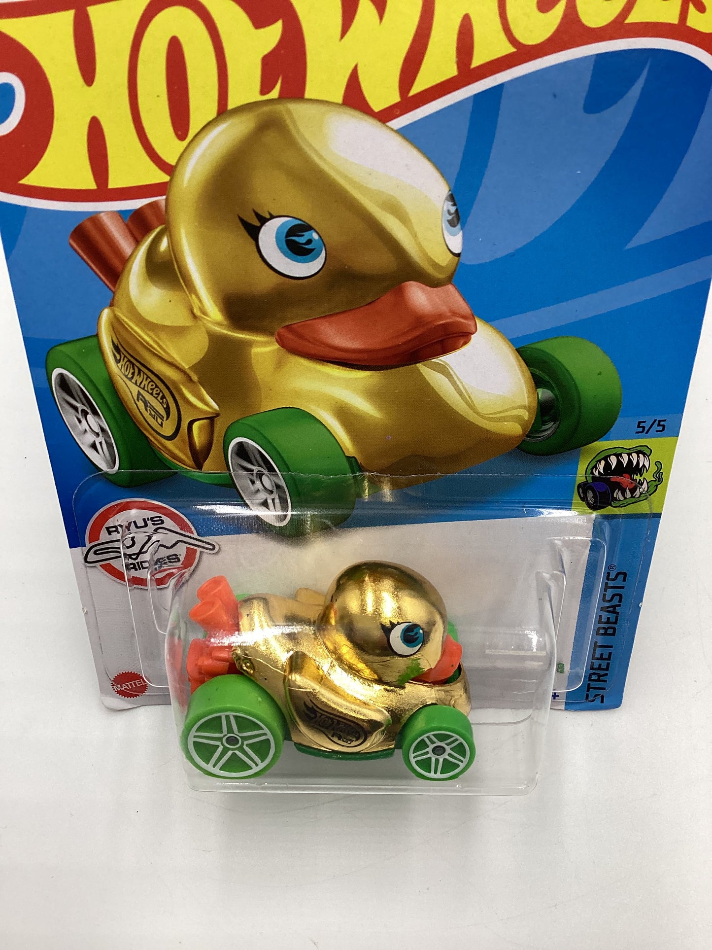 2022 Hot Wheels Treasure Hunt #139 Duck N Roll Gold 274A