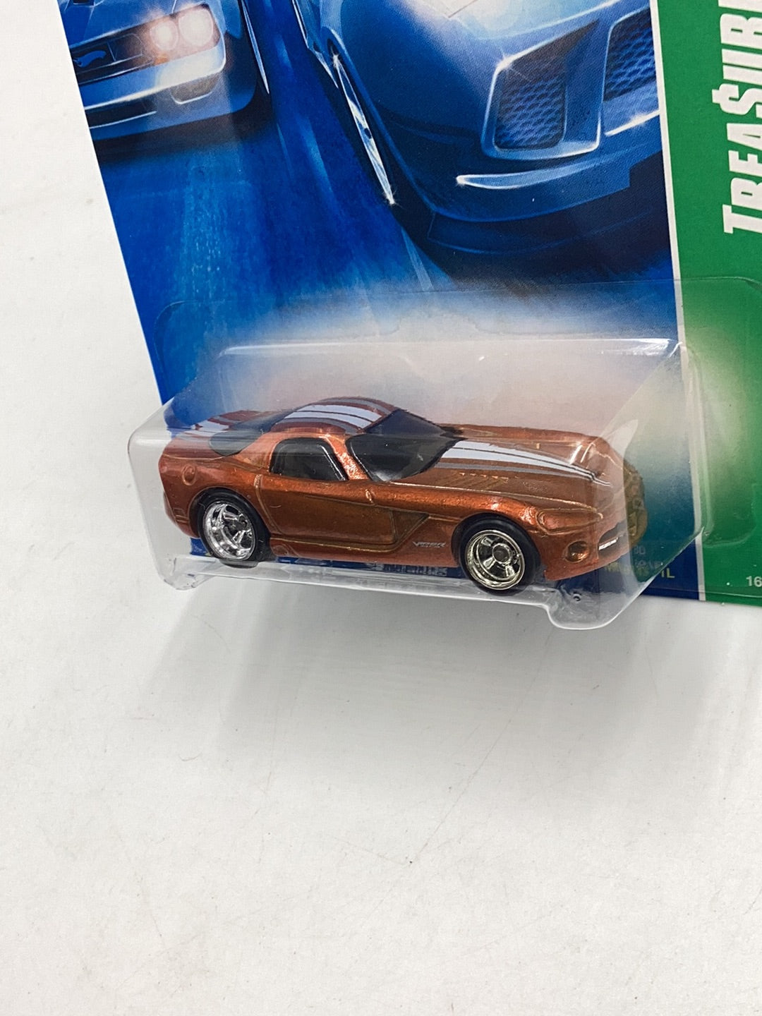 2008 Hot Wheels Super Treasure Hunt #168 Dodge Viper W/Protector