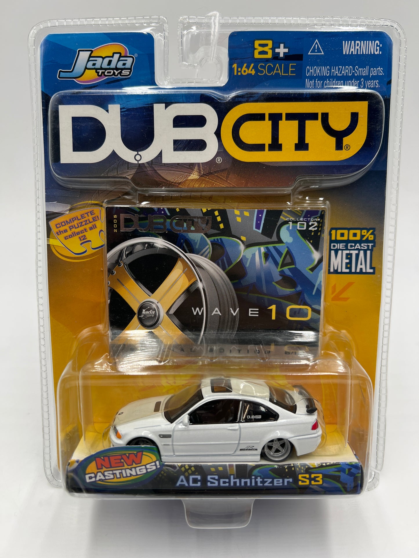 Jada Toys Dub City Special Edition Wave 10 #102 AC Schnitzer S3 BMW White
