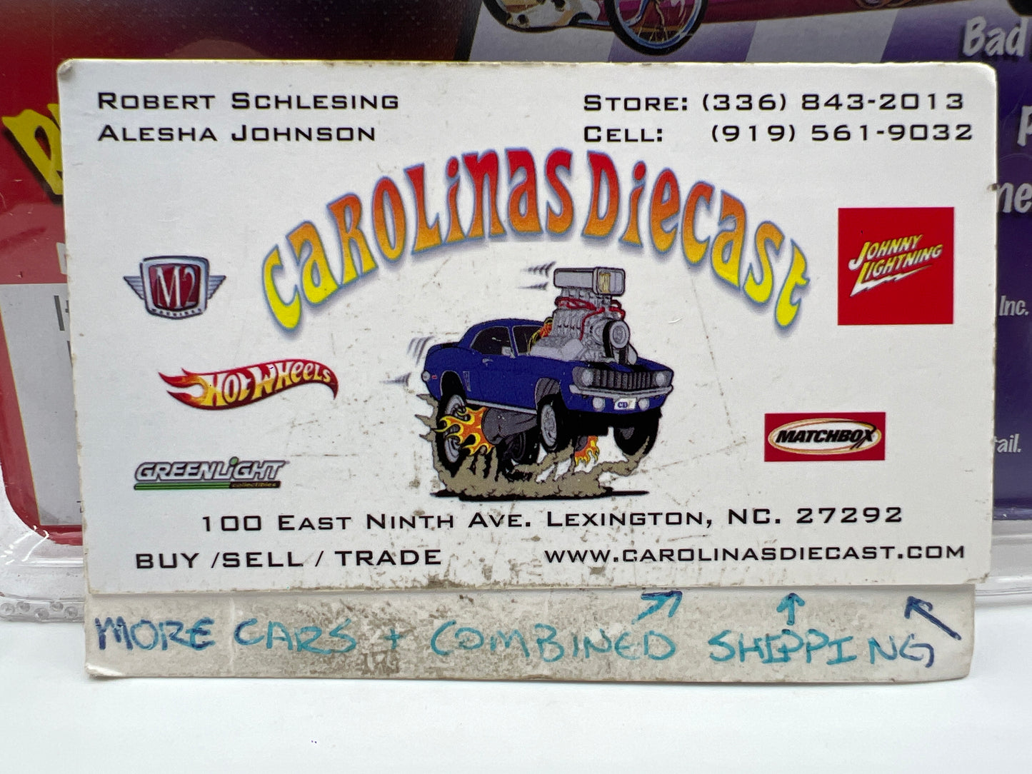 Toy Zone Tom Daniel Cherry Bomb 1/43 Scale