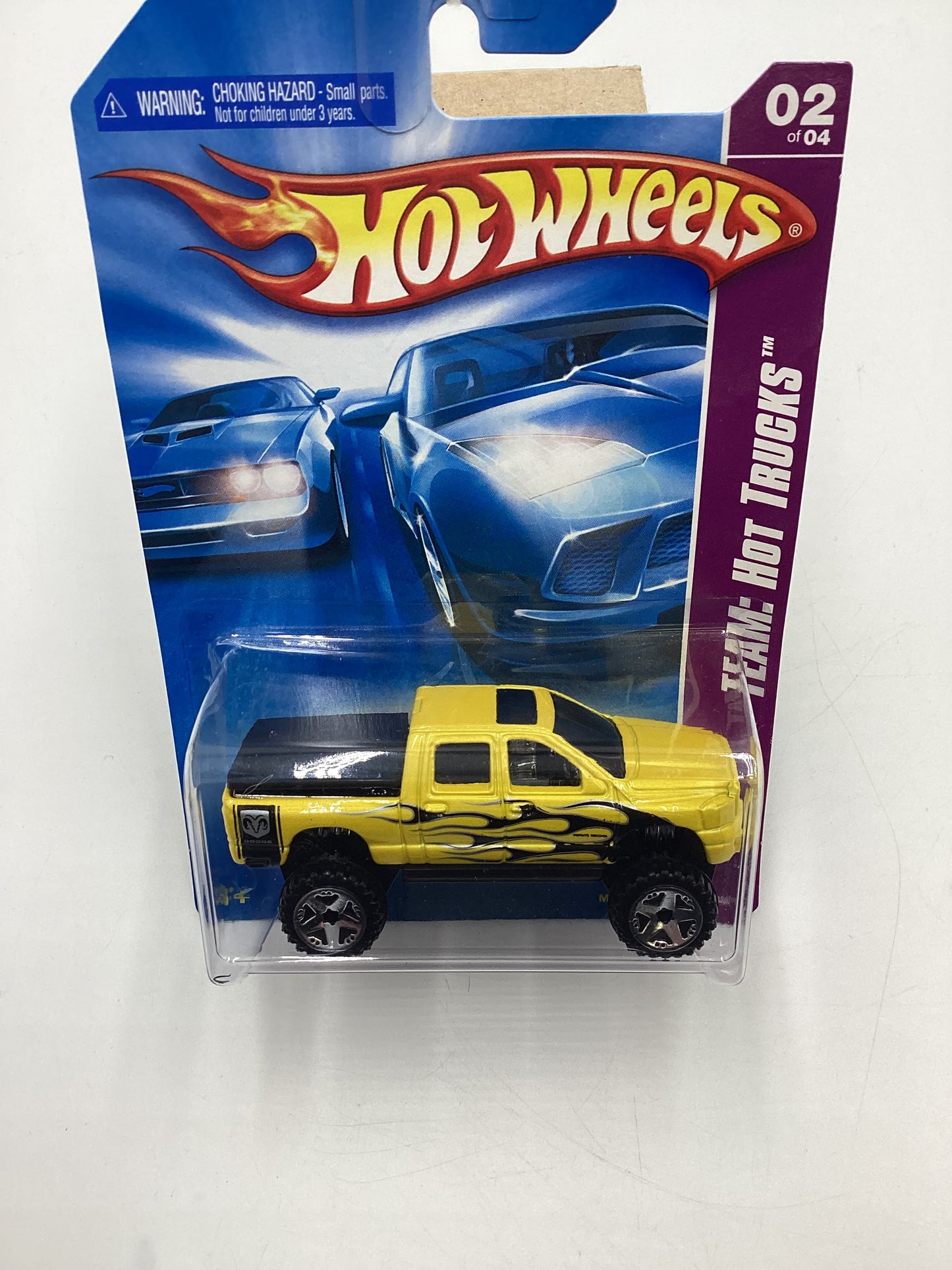 2008 Hot Wheels HW Team: Hot Trucks #138 Dodge Ram 1500 Yellow 39B