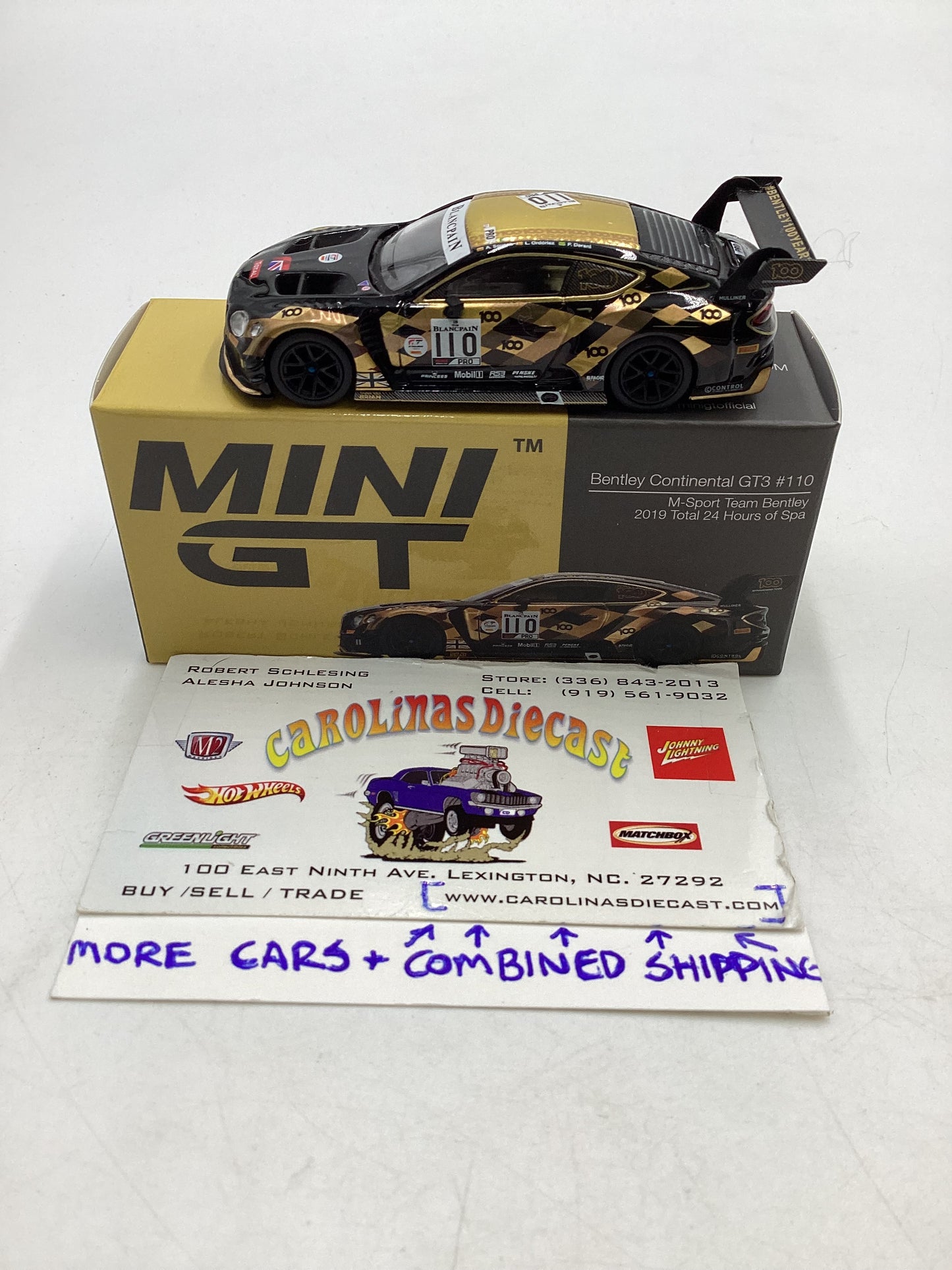 Matchbox 2011 Bentley Continental GT Gold – 1:64 Scale Die-Cast Sports Car, 36/100 Series Collectible
