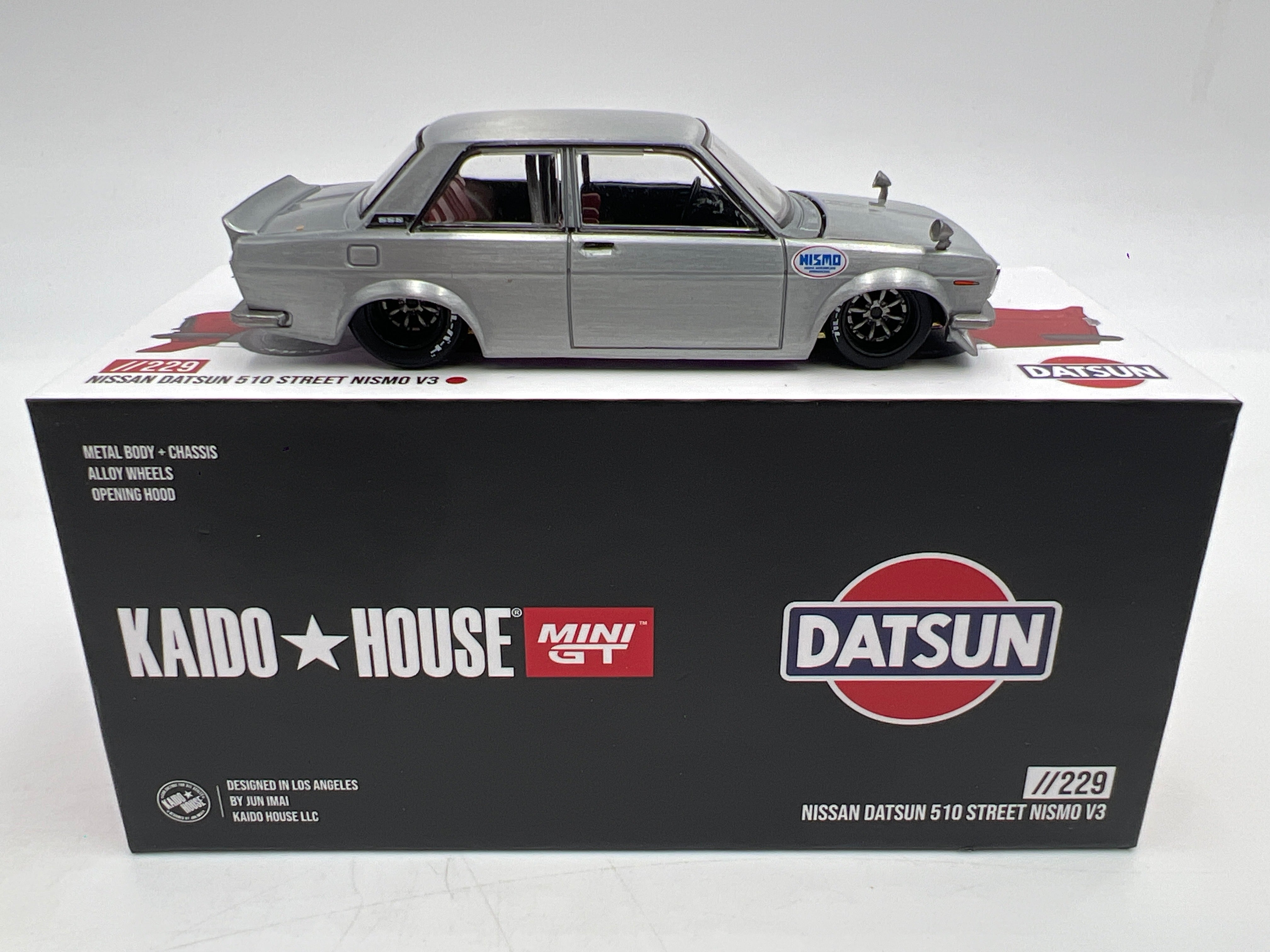 Mini GT Kaido House #229 CHASE Datsun 510 Street Nismo V3