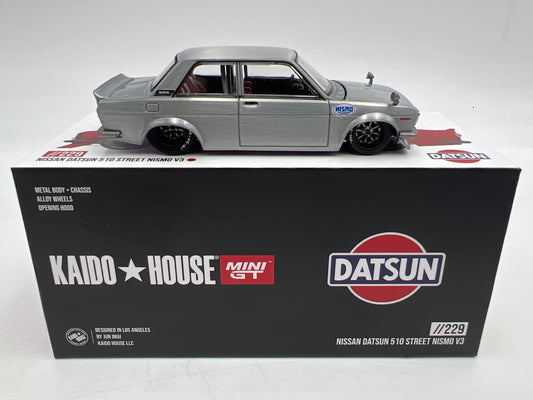 Mini GT Kaido House #229 CHASE Datsun 510 Street Nismo V3