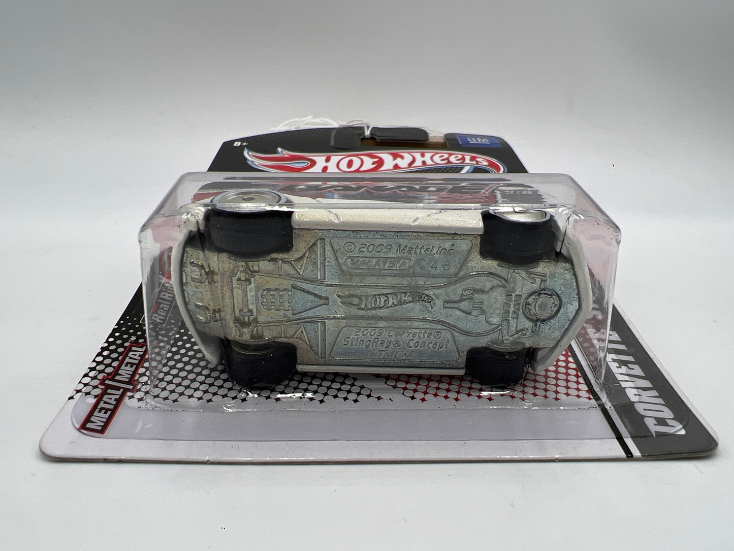 Hot Wheels Premium Garage Series #7 Corvette Sting Ray Concept White