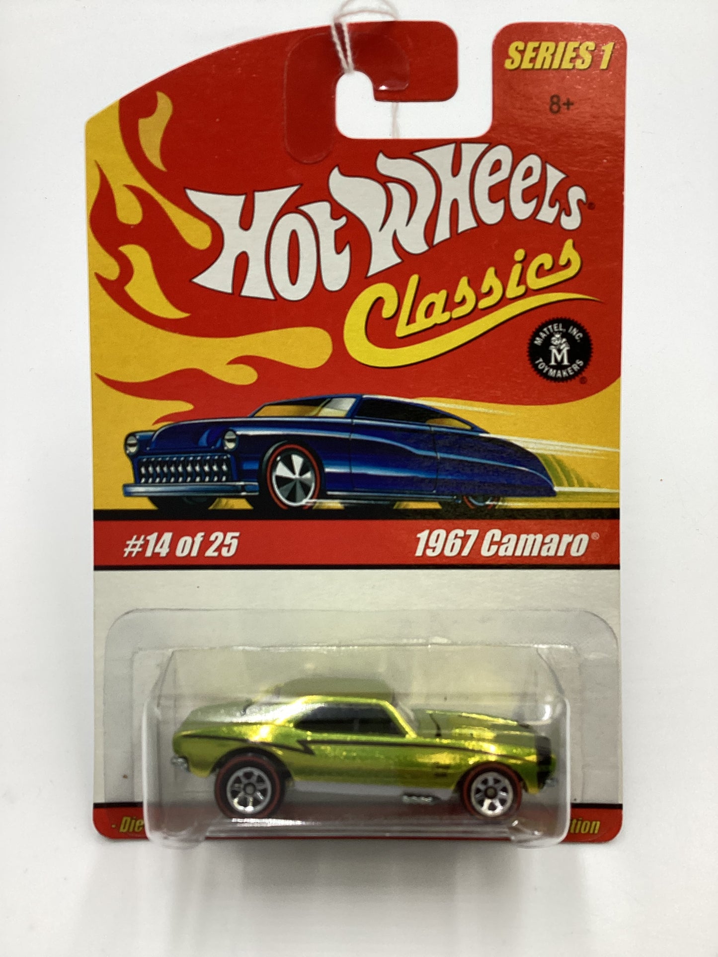 Hot wheels classics series 1 #14 1967 Camaro Antifreeze (SR)