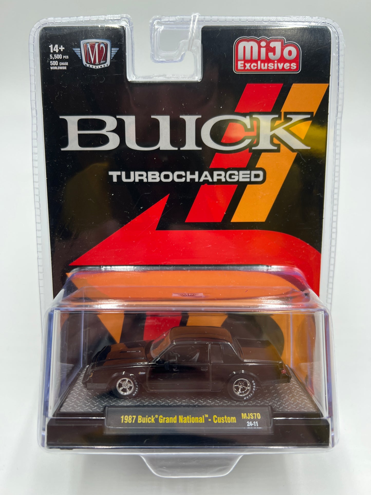 M2 Machines Mijo Exclusives Buick Turbocharged MJS70 1987 Buick Grand National Custom Black