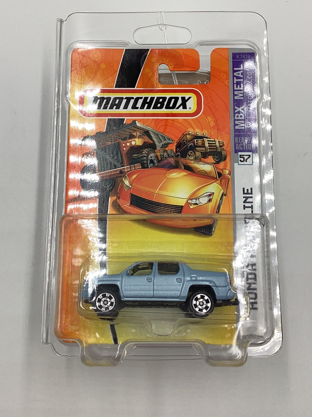 Matchbox #57 Honda Ridgeline with protector