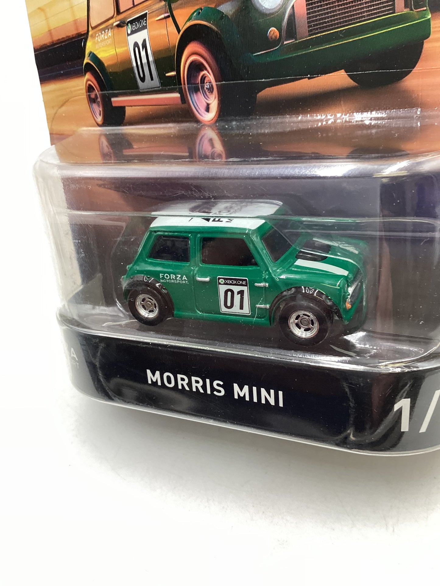 Hot wheels Retro Entertainment Morris Mini Green Forza 1/5 241B