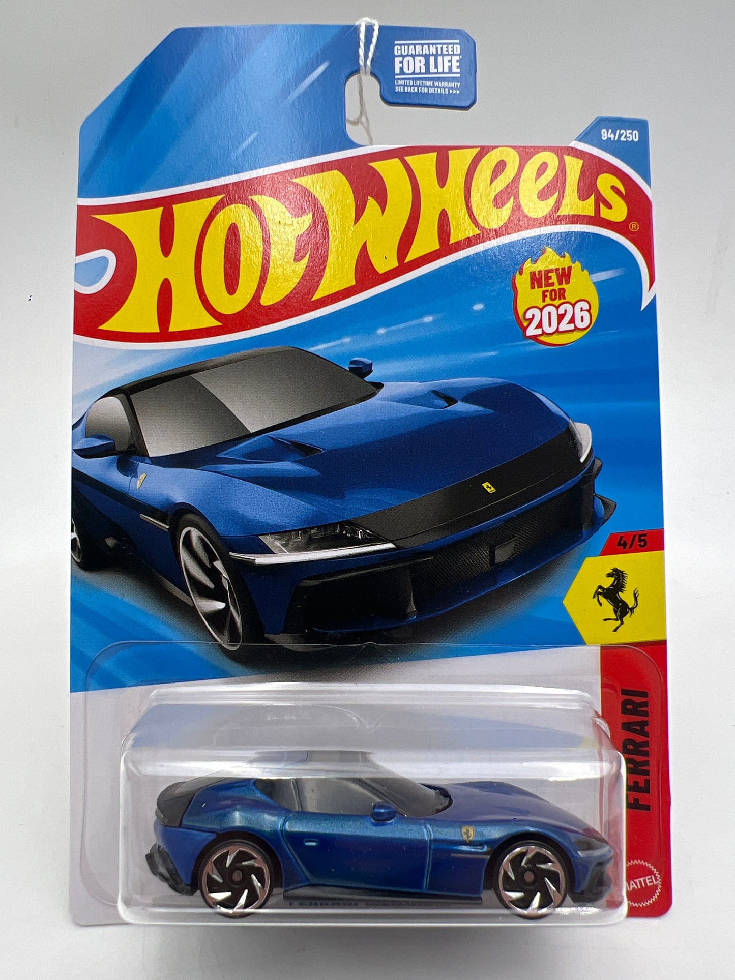 2026 Hot Wheels M Case #94 Ferrari 12Cilindri Blue