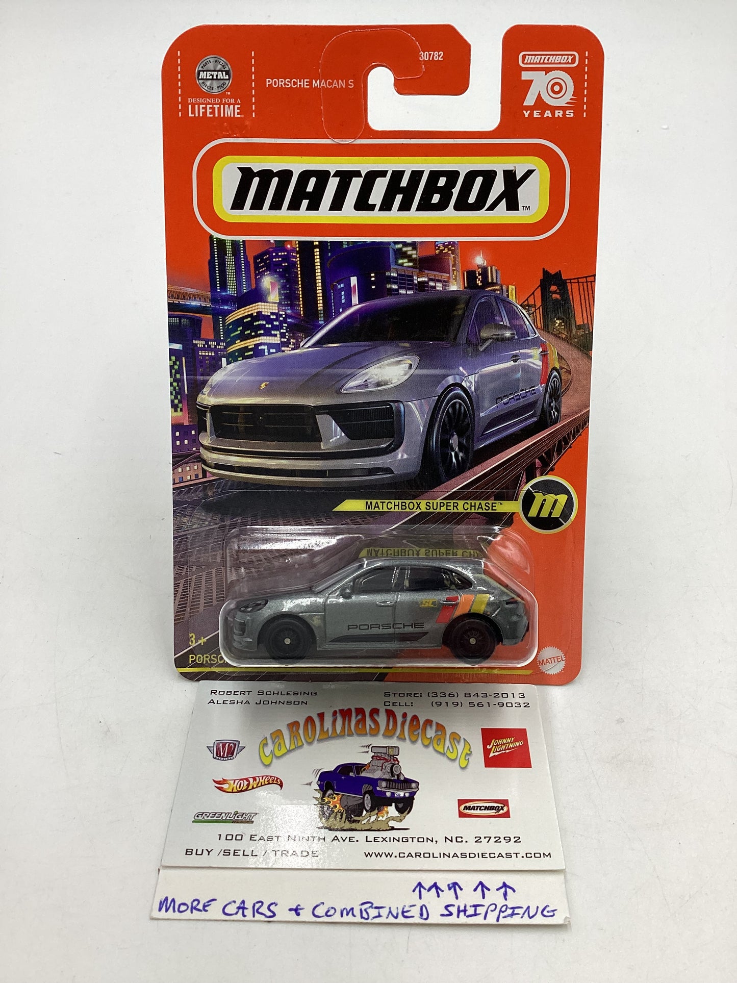 2023 Matchbox 70 Years Super Chase Porsche Macan S W/Protector