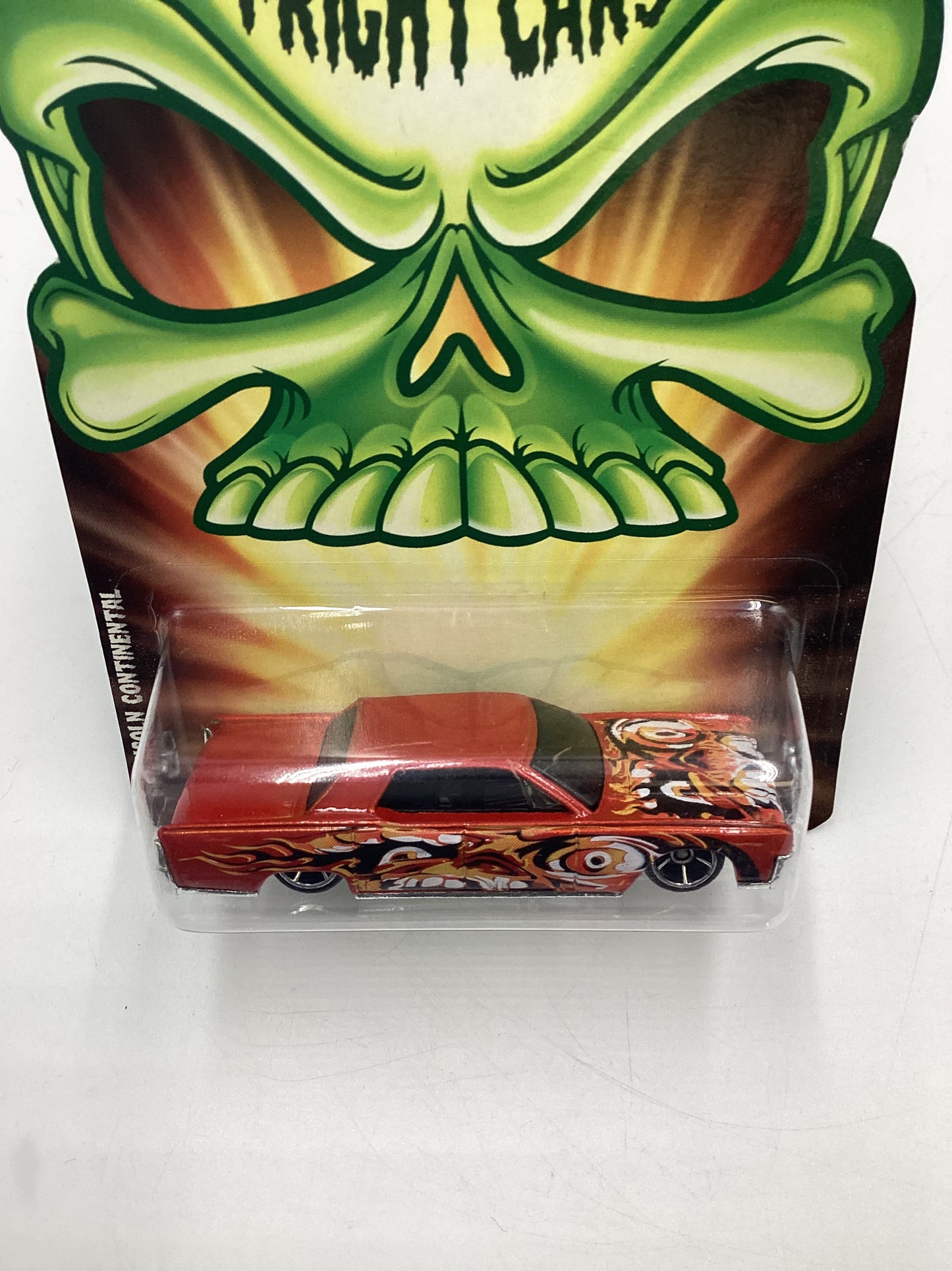 2008 Hot Wheels Fright Cars 64 Lincoln Continental Orange