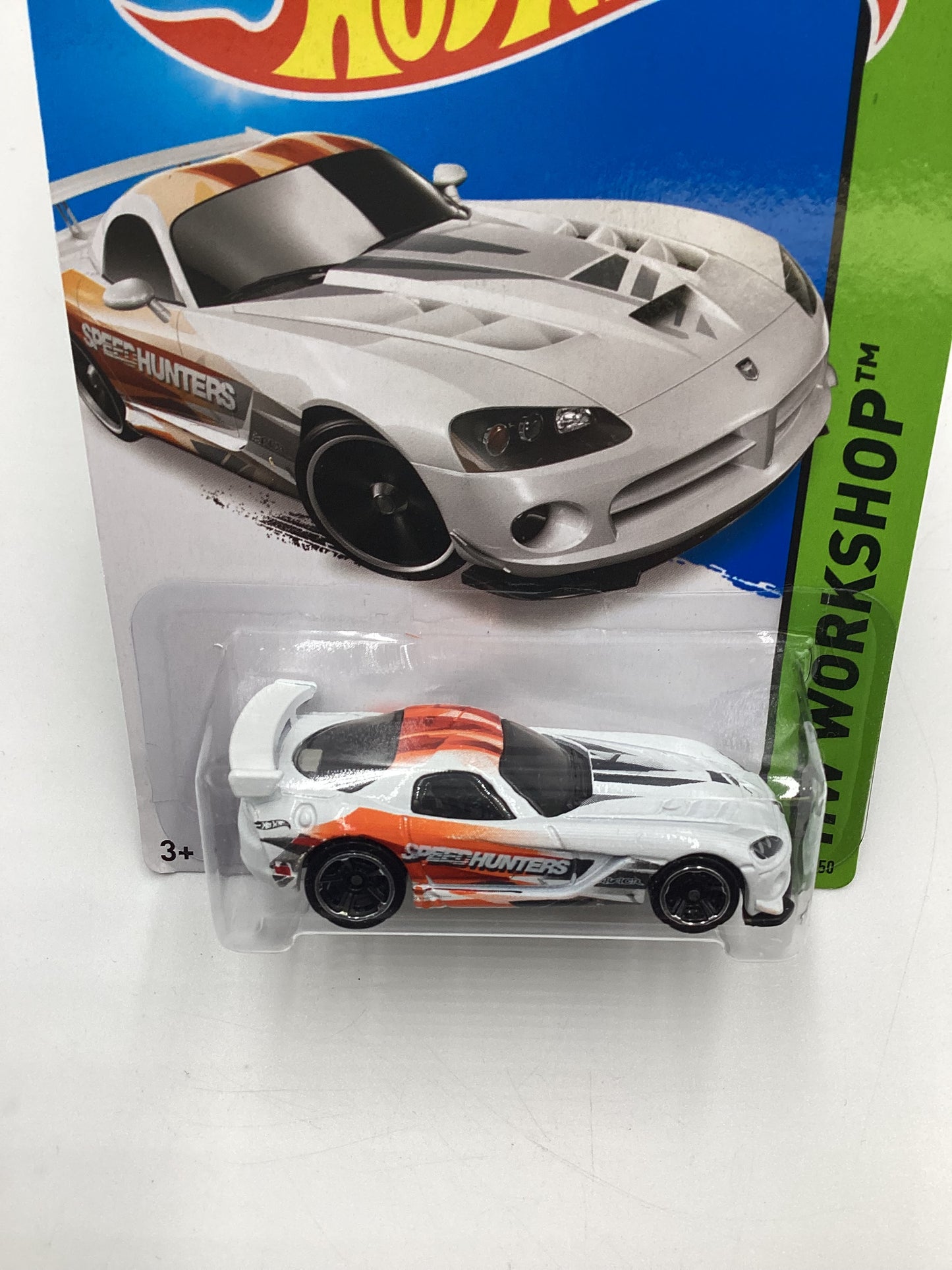 2015 Hot Wheels #236 DODGE VIPER SRT10 ACR White 39C