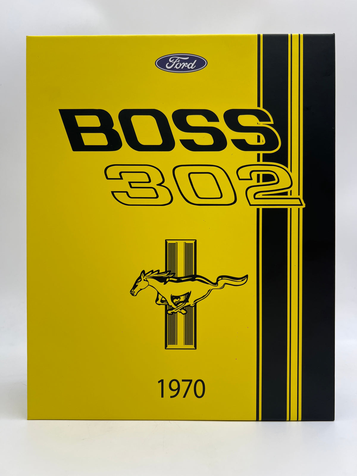 2026 M2 Machines 1/64 Shadow Box 1970 Ford Mustang Boss 302 Yellow