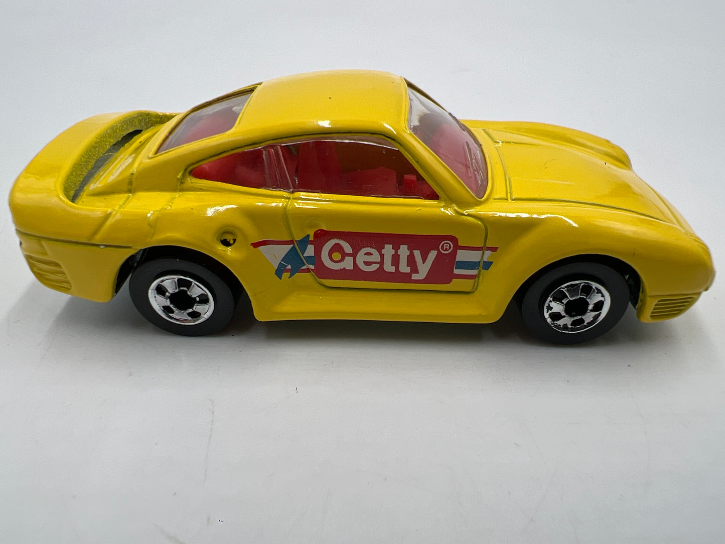 Hot Wheels 1991 Getty Promo Porsche 959 Yellow Loose