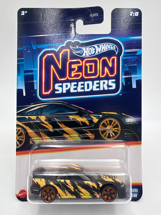 Hot Wheels Neon Speeders #7 Custom 01 Acura Integra GSR Black/Orange 161i