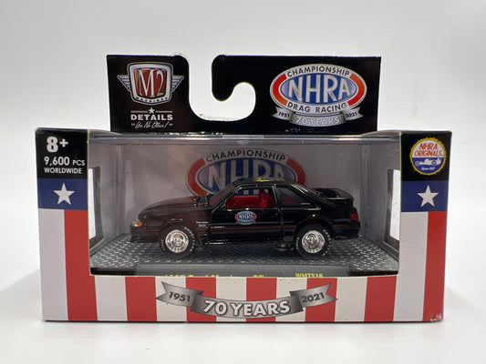 M2 Machines Walmart Exclusive 1987 Ford Mustang GT Black NHRA WMTS16