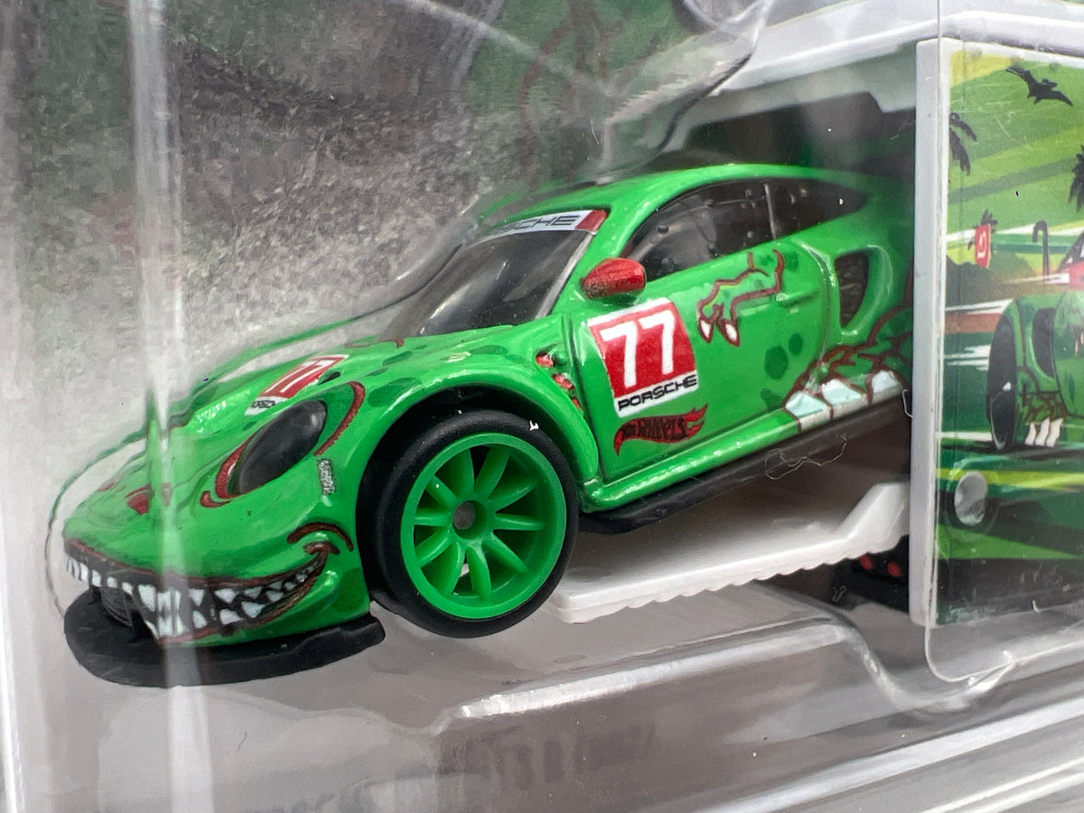 2026 Hot Wheels Team Transport #97 AO Racing Rexy Porsche 911 GT3 R 992 & Fleet Flyer