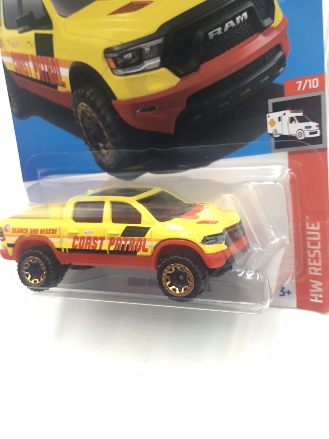 2023 hot wheels P case #238 2020 Ram 1500 Rebel Treasure Hunt cracked blister 277L