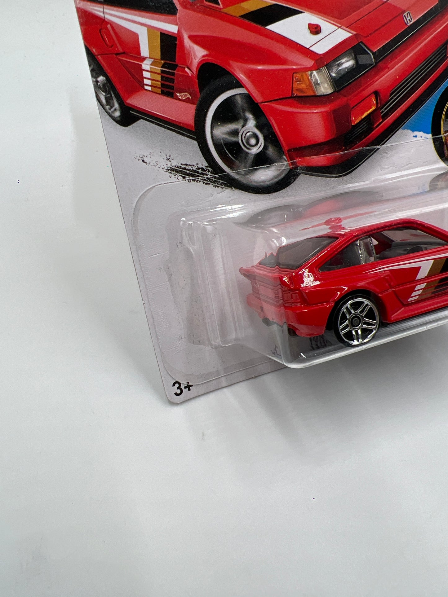 2016 Hot Wheels Night Burnerz #85 1985 Honda CR-X Red 77D