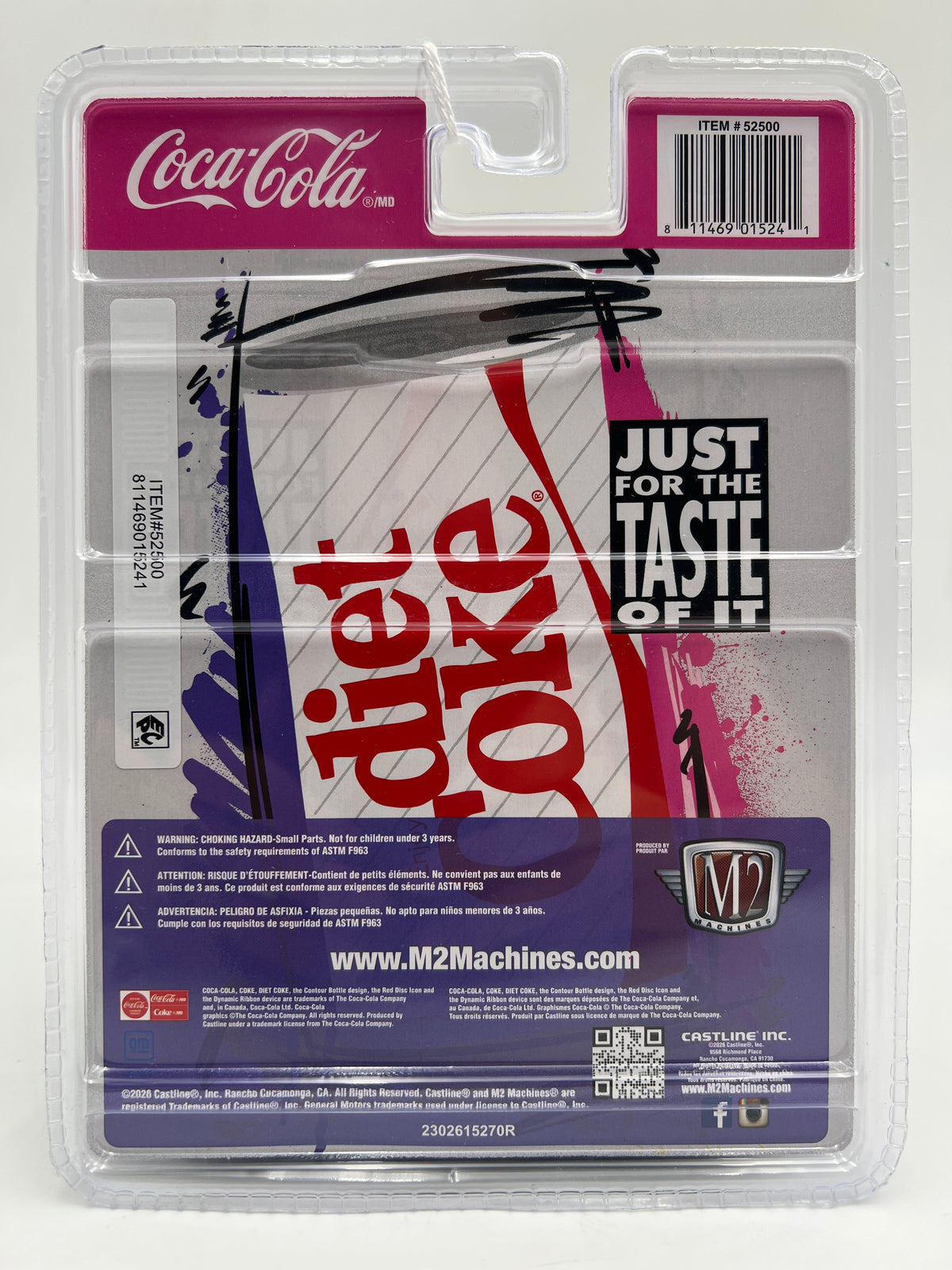 M2 Machines A68 Coca Cola 1995 GMC Sonoma 15 Silver