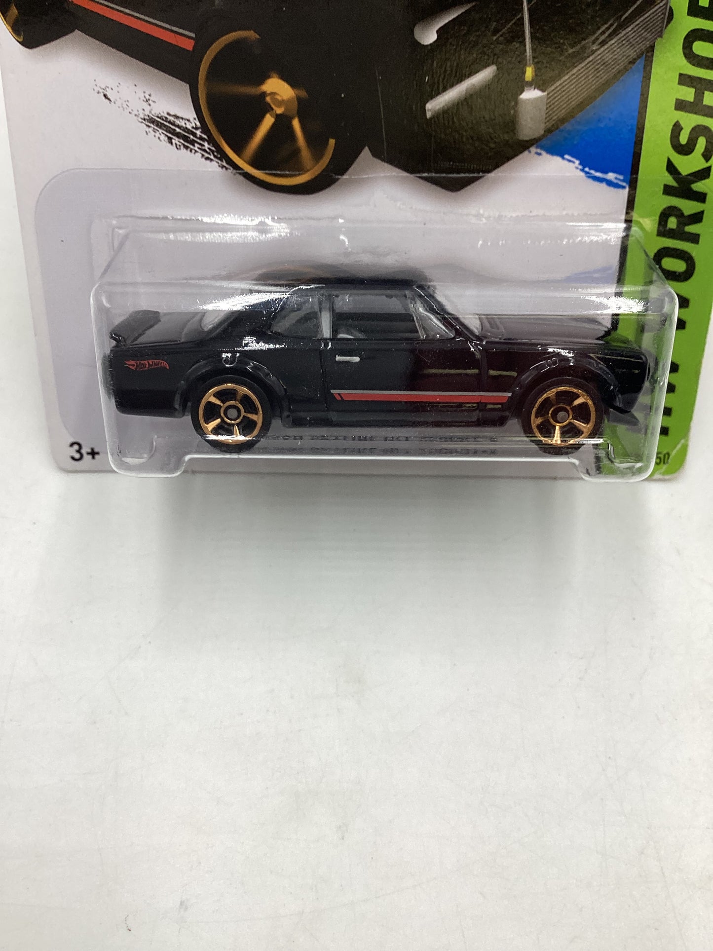 2014 Hot Wheels Workshop #225 W/ Roll Cage Nissan Skyline H/T 2000GT-X with protector