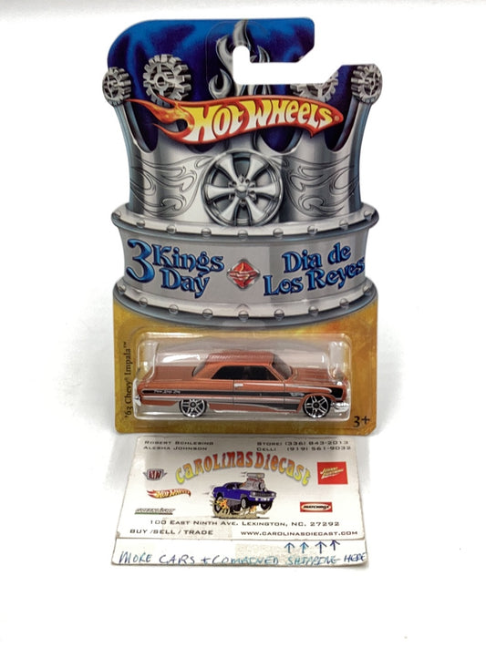Hot Wheels 3 Kings Day 63 Chevy Impala with protector
